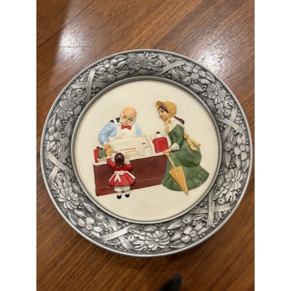Sebastian Miniatures There Was A Time The Candy‎ Store 6" Collectors Plate